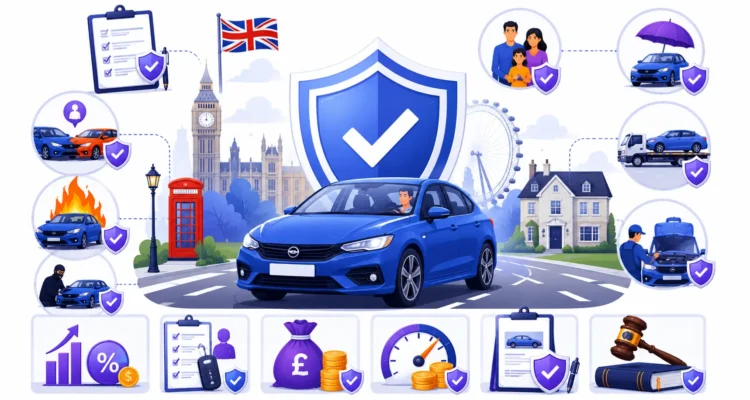 Car Insurance in the UK: Complete Guide to Cover, Costs & Choosing a Policy 1 Car insurance in the UK covering vehicles policies claims and legal requirements