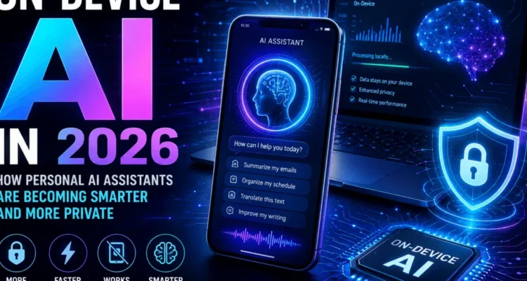 On-Device AI in 2026: How Personal AI Assistants Are Becoming Smarter & More Private 1 on-device ai
