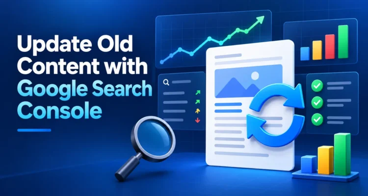 How to use Google Search Console to update old content using search performance data