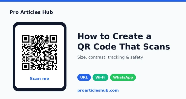 How to create a QR code that scans for a website, Wi-Fi or WhatsApp